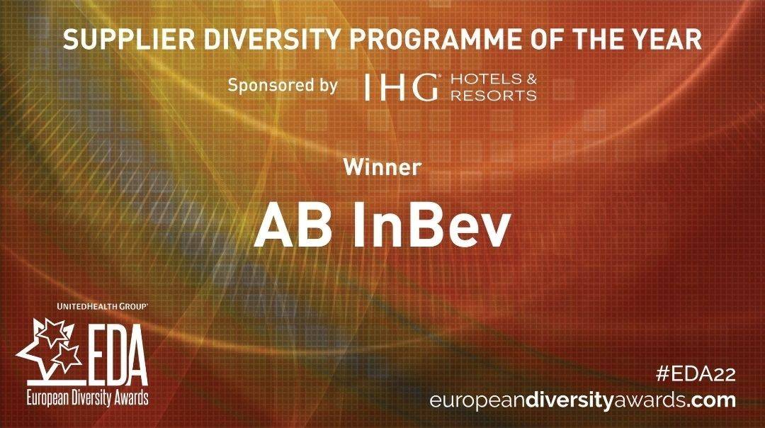 AB InBev wins Supplier Diversity Program of the Year!